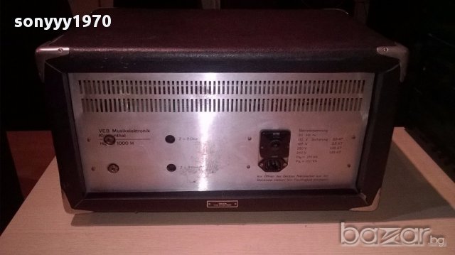 Vermona regent 1000h-made in ddr-внос швеицария, снимка 12 - Ресийвъри, усилватели, смесителни пултове - 13104287