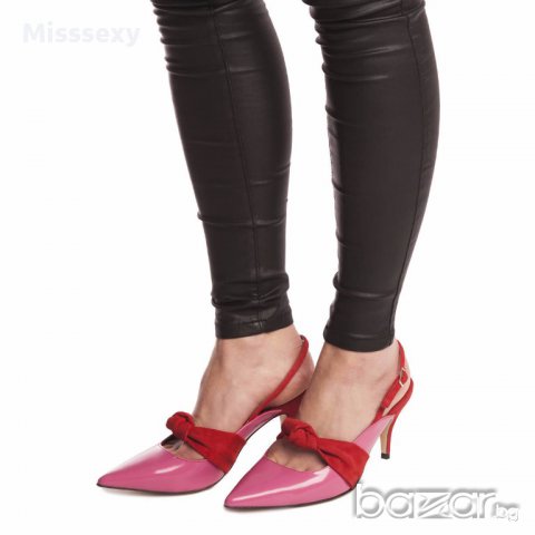 ПРОМО 🍊 RED OR DEAD 🍊 Дамски обувки кожа и велур ULTRA CHIC 37 номер нови с кутия, снимка 7 - Дамски обувки на ток - 13030714