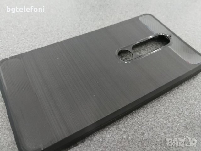 Nokia 6.1 2018 тефтер и силиконов гръб Carbon, снимка 4 - Калъфи, кейсове - 21725148