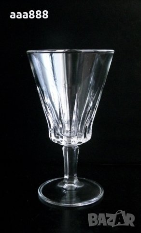 Чаши за вино кристал сервиз 6 броя, снимка 3 - Чаши - 24168491