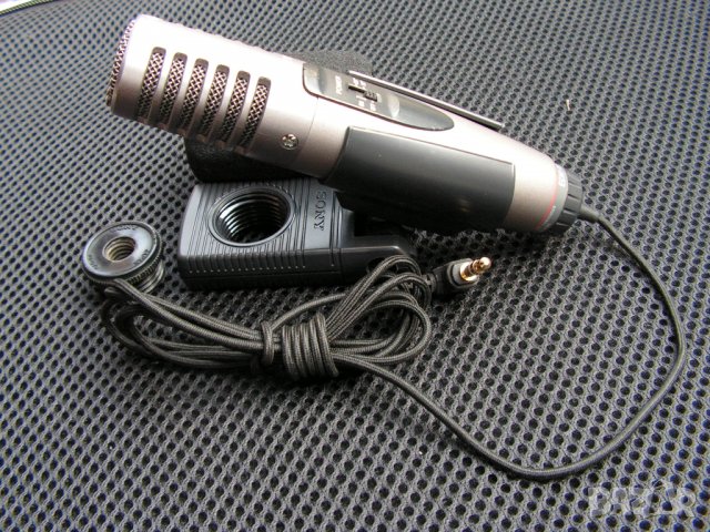 Стерео микрофон Sony ECM MS910 нов и употребяван, снимка 11 - Микрофони - 11223765
