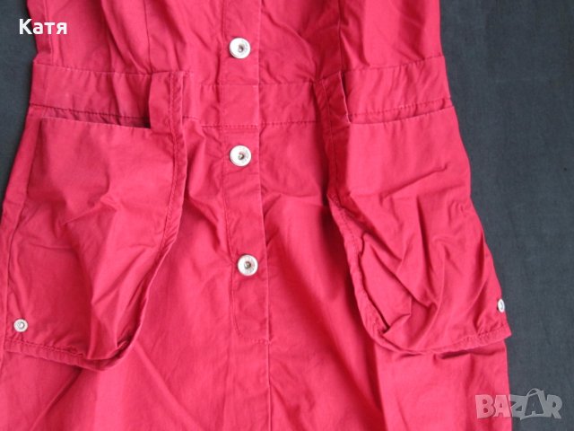 Рокля Mexx керемидено червено нова ХС, снимка 5 - Рокли - 25382366