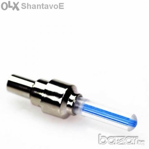 Светещи-LED капачки за Винтили на Коли,мотори и Велосипеди във 4 цвята, снимка 7 - Аксесоари и консумативи - 15650899