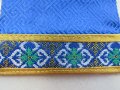 Традиционна торбичка тип пунгия от плат DELL от Монголия-13, снимка 7