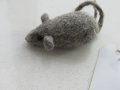 Мишка -екологично чиста играчка от филц,ръчна изработка,нова, снимка 3
