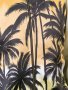 SAINT LAURENT YSL Teddy Palm Tree and Sunset Print Мъжко / Дамско Яке size M, снимка 6