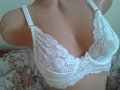 Гръцко бельо Apple. Сутиен от мека и еластична дантела, сатен и памук. Мека чашка с банел., снимка 6