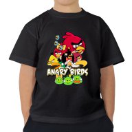 Детска тениска на ANGRY BIRDS с авторски дизайн! Бъди различен, поръчай модел по твой дизайн!, снимка 2 - Детски тениски и потници - 11453238