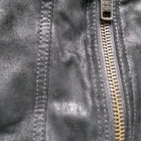 superdry womens leather jacket - страхотно дамско кожено яке, снимка 6 - Якета - 23692773