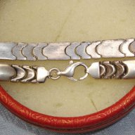 Масивен дамски сребърен ланец / проба 925, снимка 3 - Колиета, медальони, синджири - 17601933