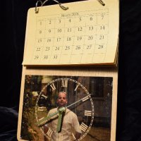 Ръчно изработен календар от дърво с ВАША снимка и часовник , снимка 2 - Декорация за дома - 22215949