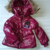 Яке за момиче зимно, дебело, цвят циклама,непромокаемо, снимка 1 - Детски якета и елеци - 9502592