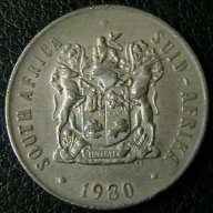 50 цента 1980, Южна Африка, снимка 2 - Нумизматика и бонистика - 9870308