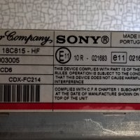 Радио за Ford C-Max/Focus/Mondeo Sony C214-CD6 - за части , снимка 2 - Аксесоари и консумативи - 25194202
