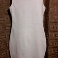 Красива  бяла рокля с черни орнаменти - Вижте размерите!, снимка 2 - Рокли - 25813193