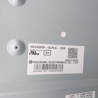 LED TV PANEL HC430EQF-SLPLG-135X  LED BACKLIG, снимка 1 - Части и Платки - 25548988