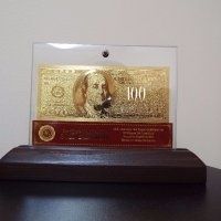 Банкноти сувенири евро златни банкноти със сертификат, снимка 8 - Нумизматика и бонистика - 7013072