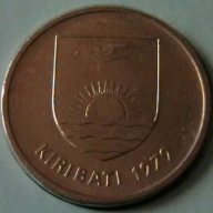 20 цента 1979, Кирибати, снимка 2 - Нумизматика и бонистика - 7449343