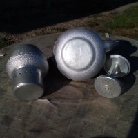 Стар алуминиев чайник #2, снимка 4 - Антикварни и старинни предмети - 22697370