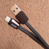 USB Кабел Type-C букса - Remax Metal Series черен, снимка 2 - USB кабели - 21624477