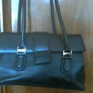 черна дамска чанта с 2 вътрешни отделения, снимка 5 - Чанти - 10408980