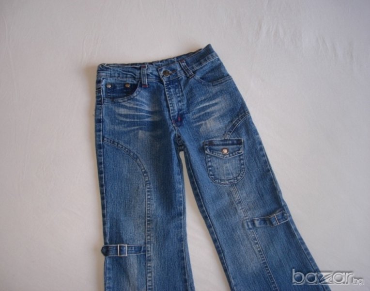 Страхотни дънки за момиче,122 см. , снимка 1