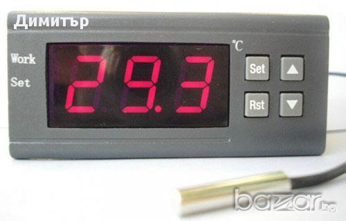 220v 10А Терморегулатор контролер за Терариум Инкубатор Аквариум, снимка 1