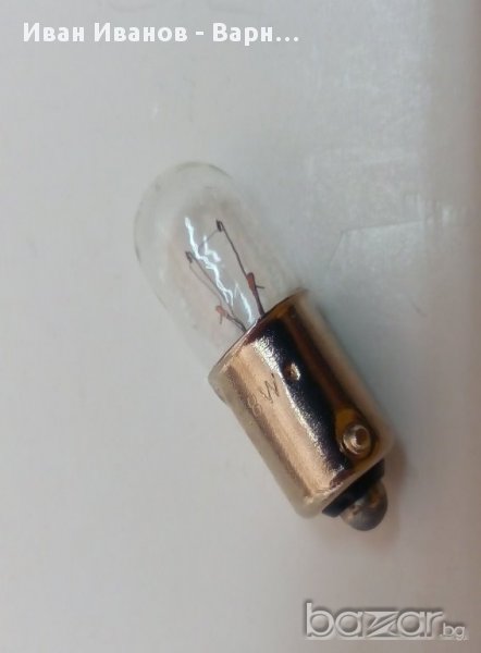 Лампа, крушка  28 волта , 2.8  вата ,  цокъл BA9S, осветление, снимка 1
