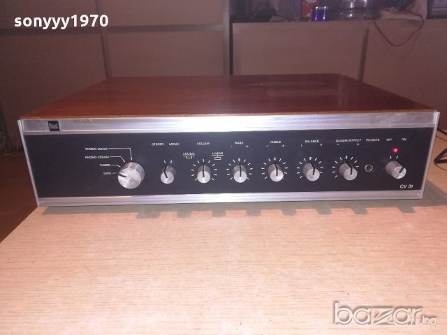 ПОРЪЧАН-dual cv31 amplifier-made in germany-внос швеицария, снимка 9 - Ресийвъри, усилватели, смесителни пултове - 20361529