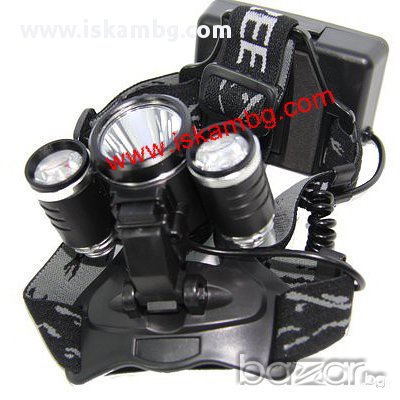 Мощен челник 1800lm T6 + Q5 със стойка, снимка 2 - Други спортове - 13303574