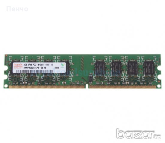 РАМ Памет за INTEL Процесори Kit 2X2GB 2Rx8 PC2-6400 RAM DDR2 800MHz 240PIN , снимка 3 - RAM памет - 20295301