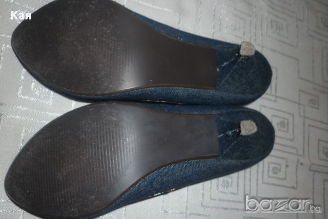 Дънкови обувки , снимка 2 - Дамски обувки на ток - 15000619