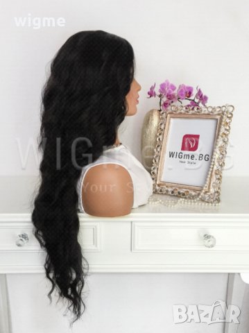 НОВА дълга къдрава черна перука Мириам - ОТЛИЧНО КАЧЕСТВО!, снимка 7 - Аксесоари за коса - 25816427