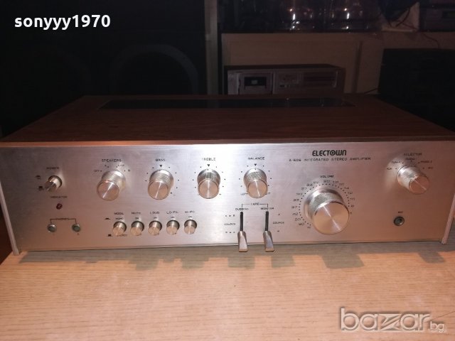 &electown a-606 amplifier-made in korea-внос швеицария, снимка 5 - Ресийвъри, усилватели, смесителни пултове - 20196477