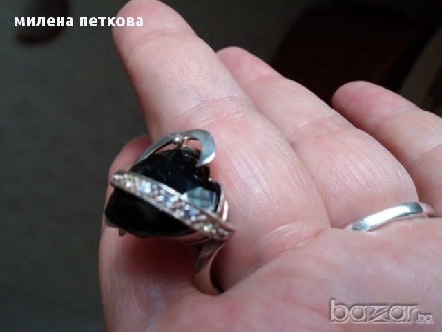 пръстен сребърен, снимка 2 - Пръстени - 11546663