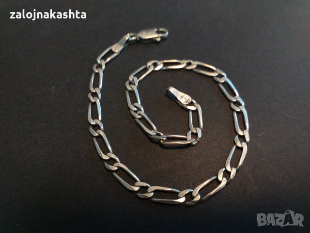 Сребърна гривна-4.17гр/925, снимка 2 - Гривни - 25734229