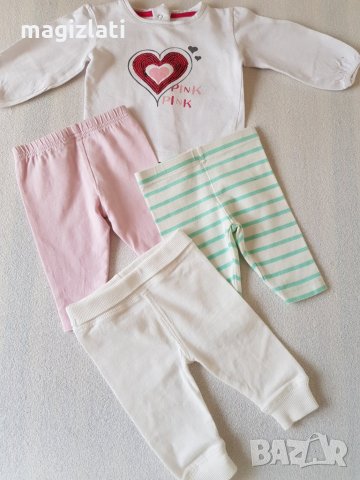 Клинчета и блузка 0-3 месеца, снимка 6 - Панталони и долнища за бебе - 24921762