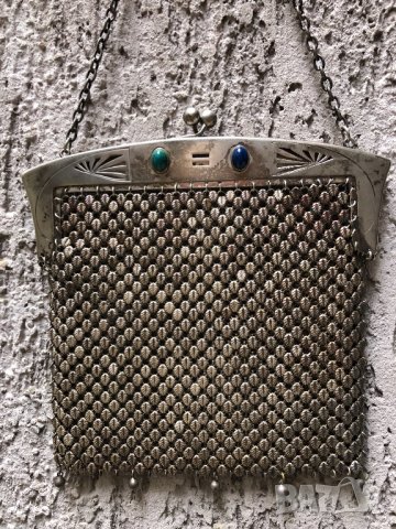 Сребърна дамска чанта-Русия 1909, снимка 5 - Чанти - 23016016