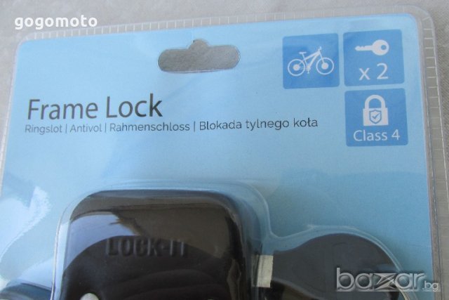нов вело катинар FRAME LOCK, секрет тип подкова, висококачествен,неразпечатан,GOGOMOTO.BAZAR.BG , снимка 5 - Велосипеди - 20817870