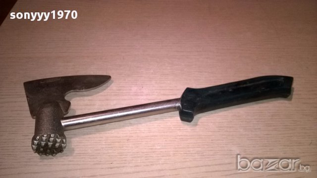 антика брадва/чук за месо или друго-33х12см, снимка 5 - Градински инструменти - 18052916