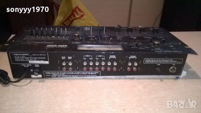 realistic ssm-2100 mixer-внос швеицария, снимка 11 - Ресийвъри, усилватели, смесителни пултове - 22279810