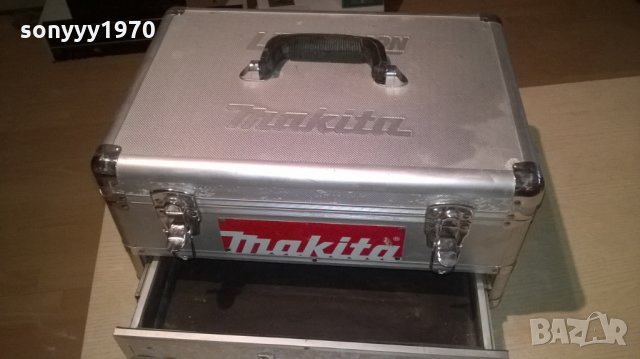 makita профи куфар-внос швеицария-43х30х23см, снимка 10 - Куфари с инструменти - 25175656