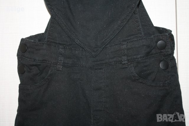 Нов дънков гащеризон слим Н&М с блузка (6-8 г), снимка 9 - Детски Блузи и туники - 22393901