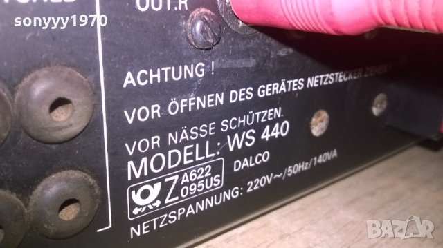 crown japan-ws440-stereo amplifier-внос швеицария, снимка 15 - Ресийвъри, усилватели, смесителни пултове - 23593601