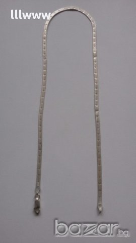 Сребърно ланче Италия, снимка 4 - Колиета, медальони, синджири - 10607361