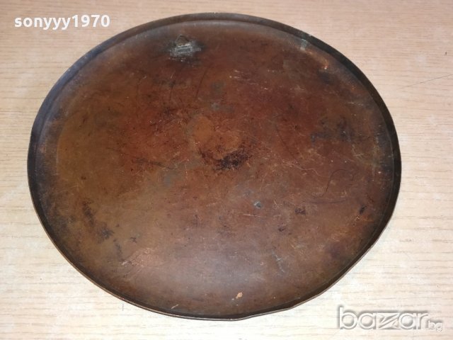 ретро колекция-метална чиния за стена-внос швеицария-24см, снимка 6 - Сватбени рокли - 21103989