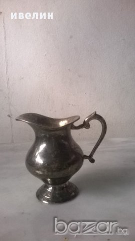 посребрена метална каничка за мляко, снимка 3 - Антикварни и старинни предмети - 17935321