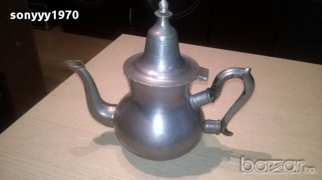 Ретро чаиник 26/23/14см-внос швеицария, снимка 7 - Антикварни и старинни предмети - 14898475