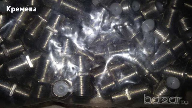 Съединителна муфа женско/женско - F/F Female adapter - 200бр , снимка 3 - Части и Платки - 16428190