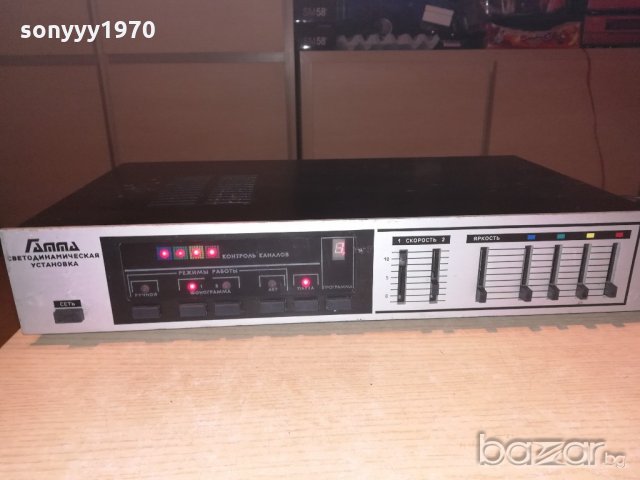 гамма-светодинамическая установка-руска, снимка 4 - Ресийвъри, усилватели, смесителни пултове - 20646549